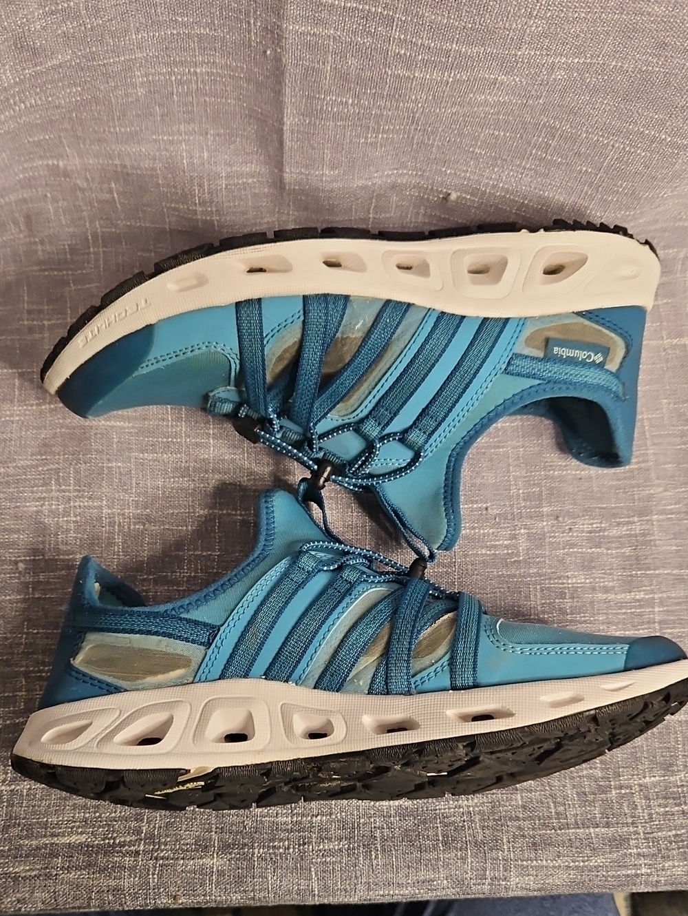 Columbia Okolona Teal Water Shoes Adventure Sneaker Techlite